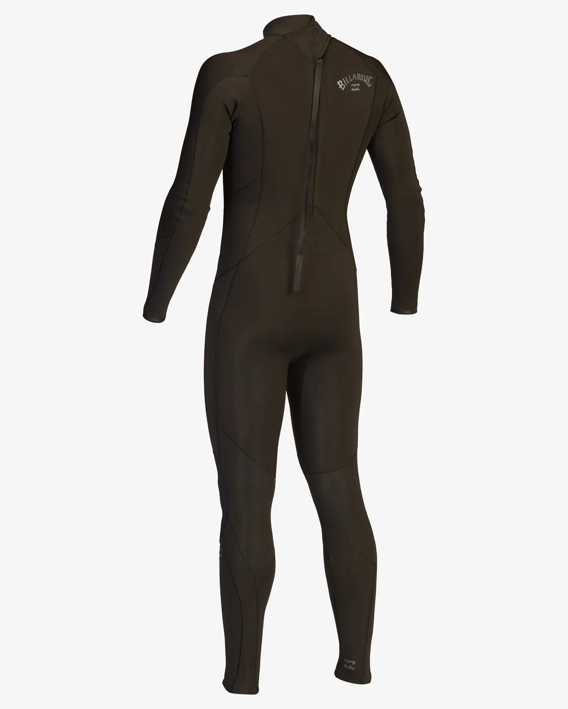 4/3 Absolute Back Zip Full Wetsuit - Black Hash