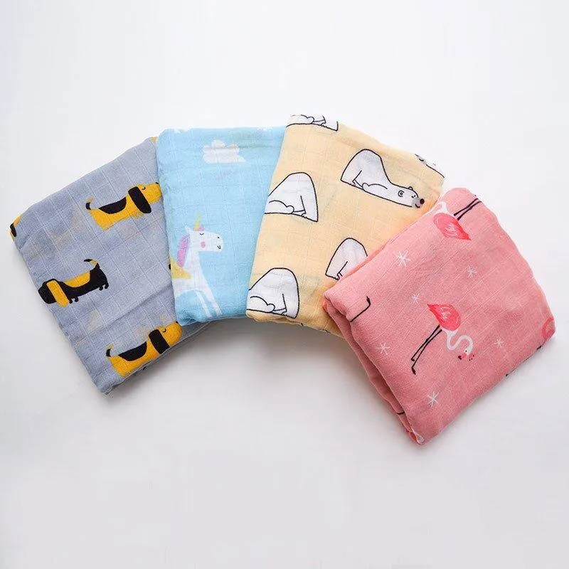 70% Bamboo 30% Cotton Baby Swaddle Wraps