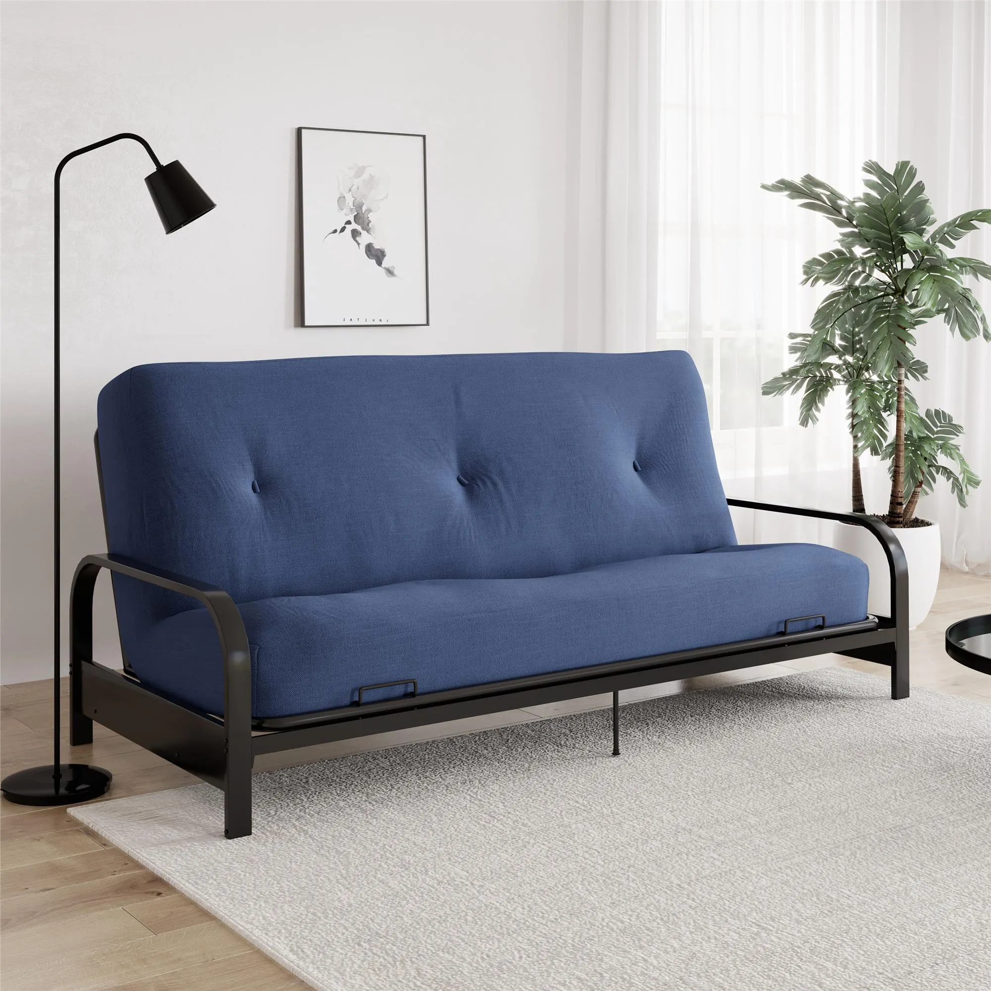 8" Full Size Futon Mattress with Tufted Cover