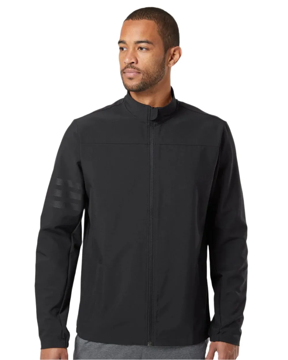 Adidas Men's 3-Stripes Full-Zip Jacket