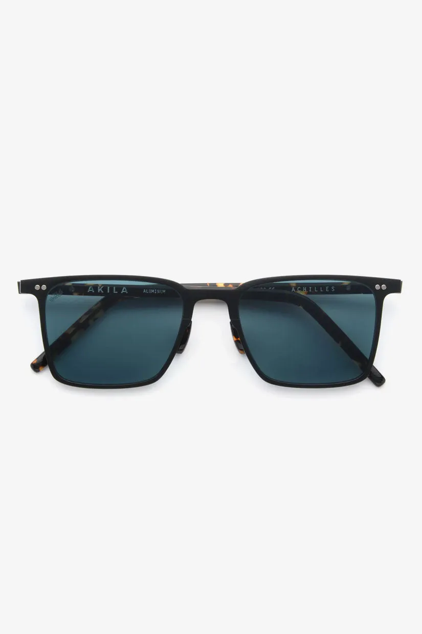 Akila Achilles Sunglasses - Tortoise / Viridian