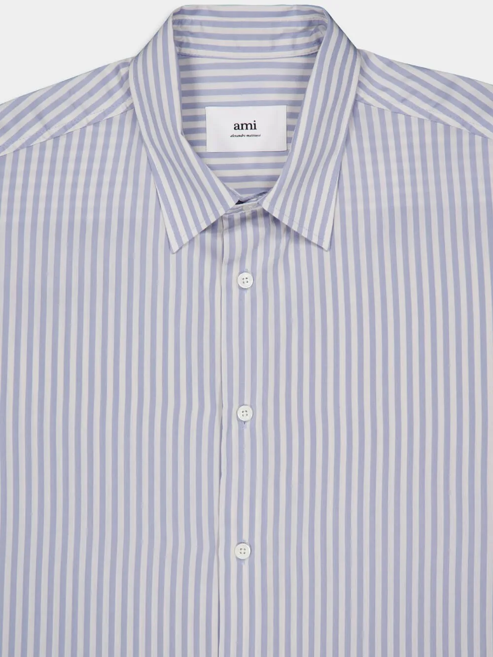 Ami de Coeur Striped Cotton Shirt