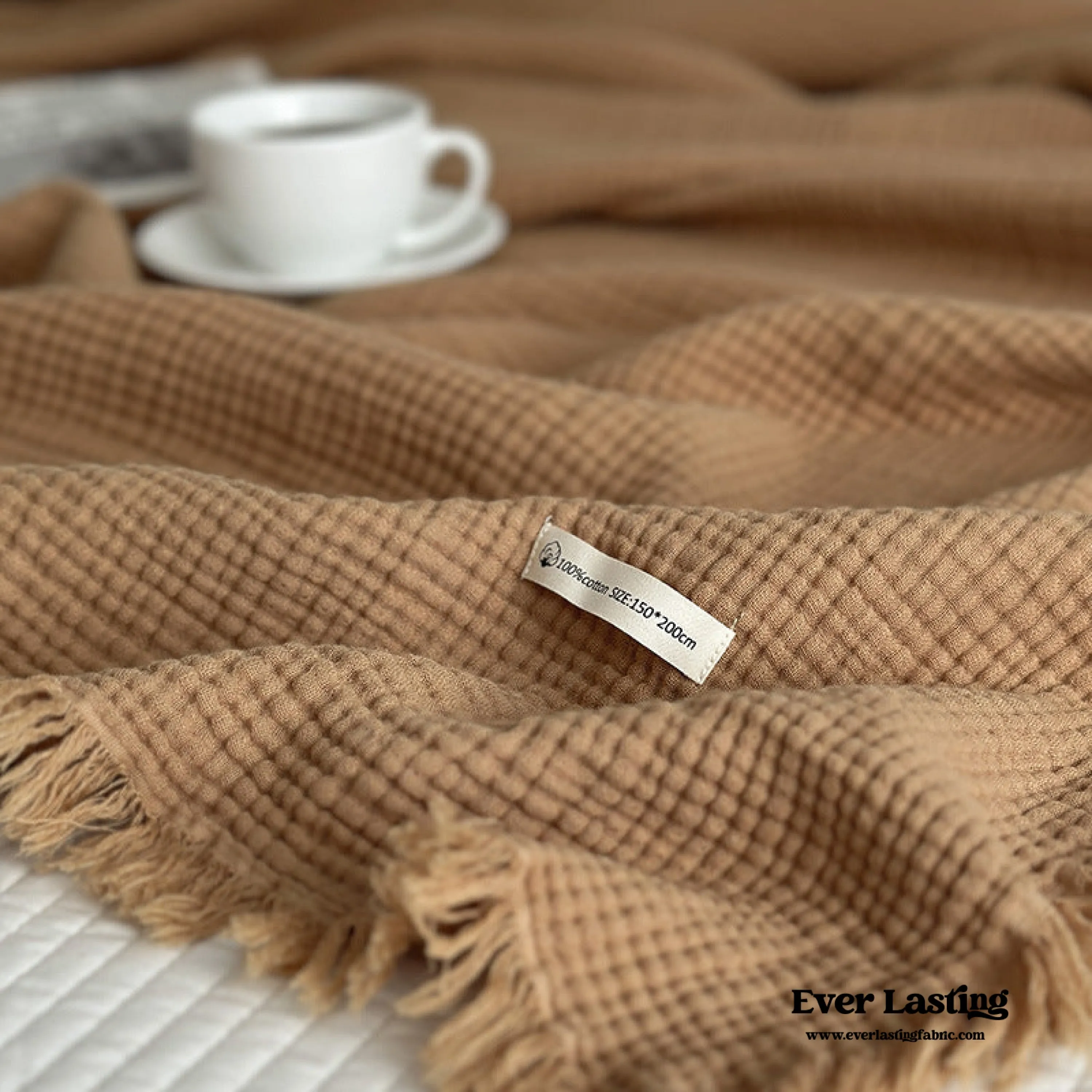 Assorted Latte Breathable Blanket / Warm Brown