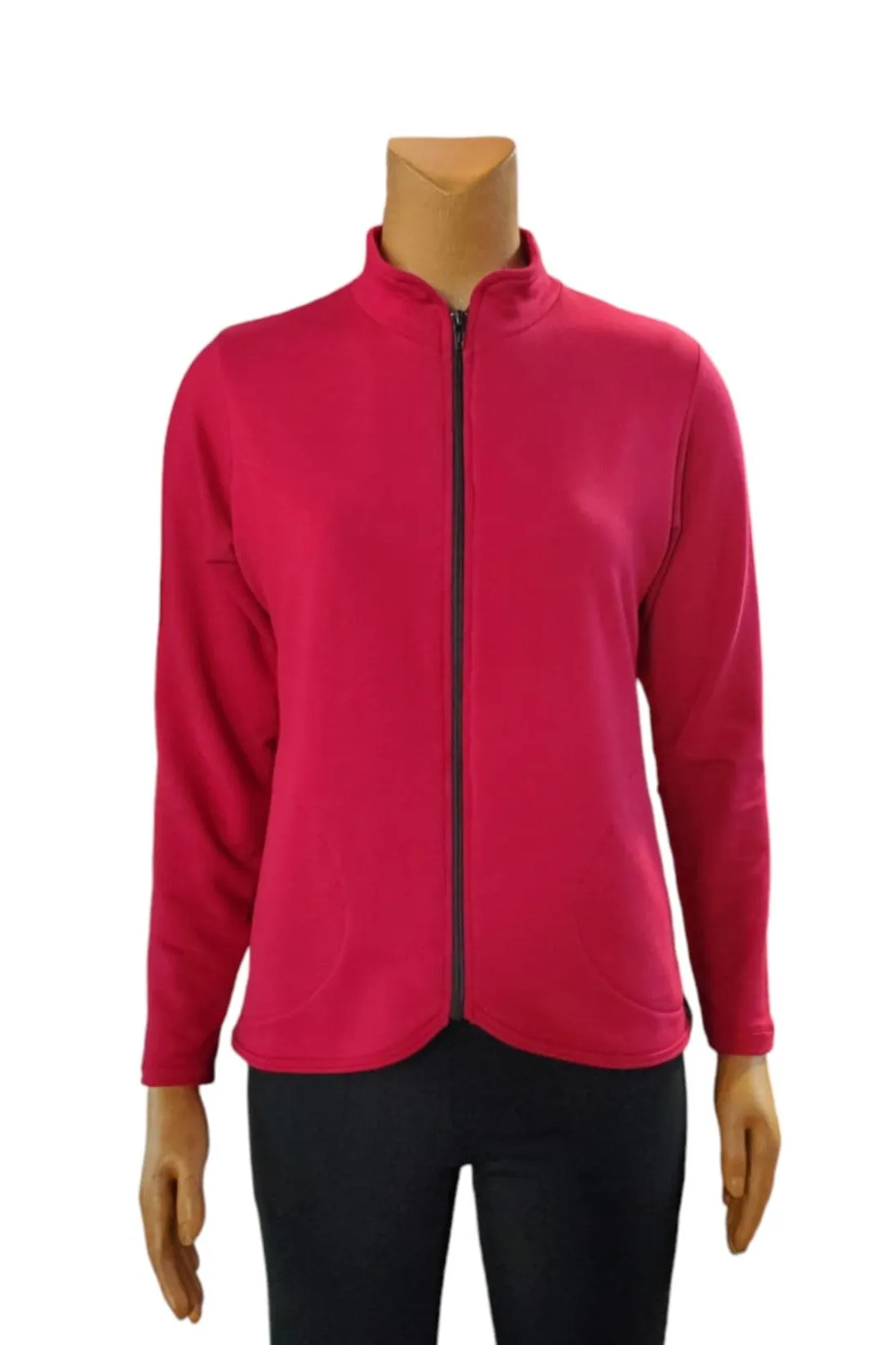 Bamboo Fleece Jacket Berry