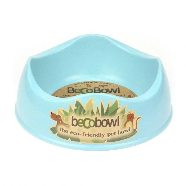 Beco Pets Bamboo, Eco-friendly Dog Bowl - Blue