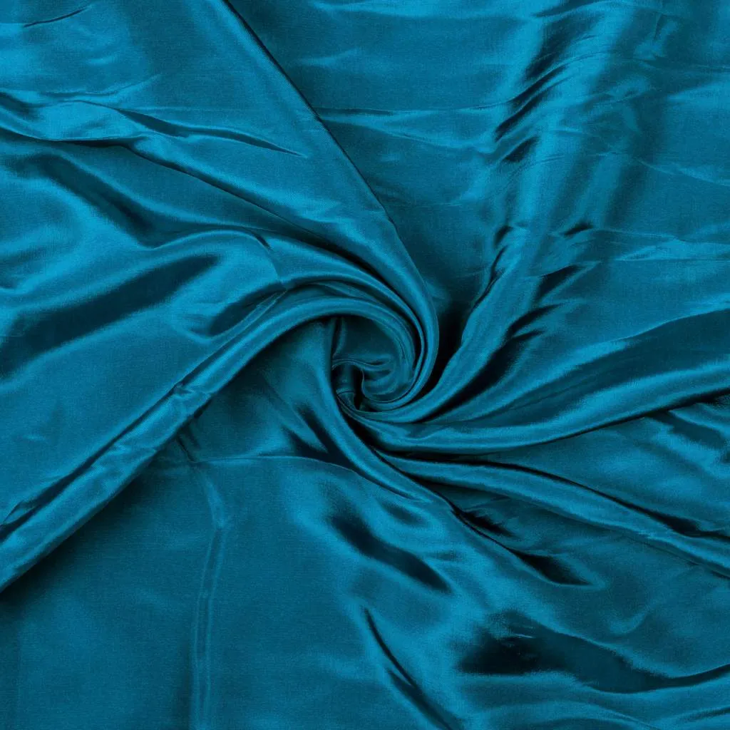 Blue Upada Silk Fabric