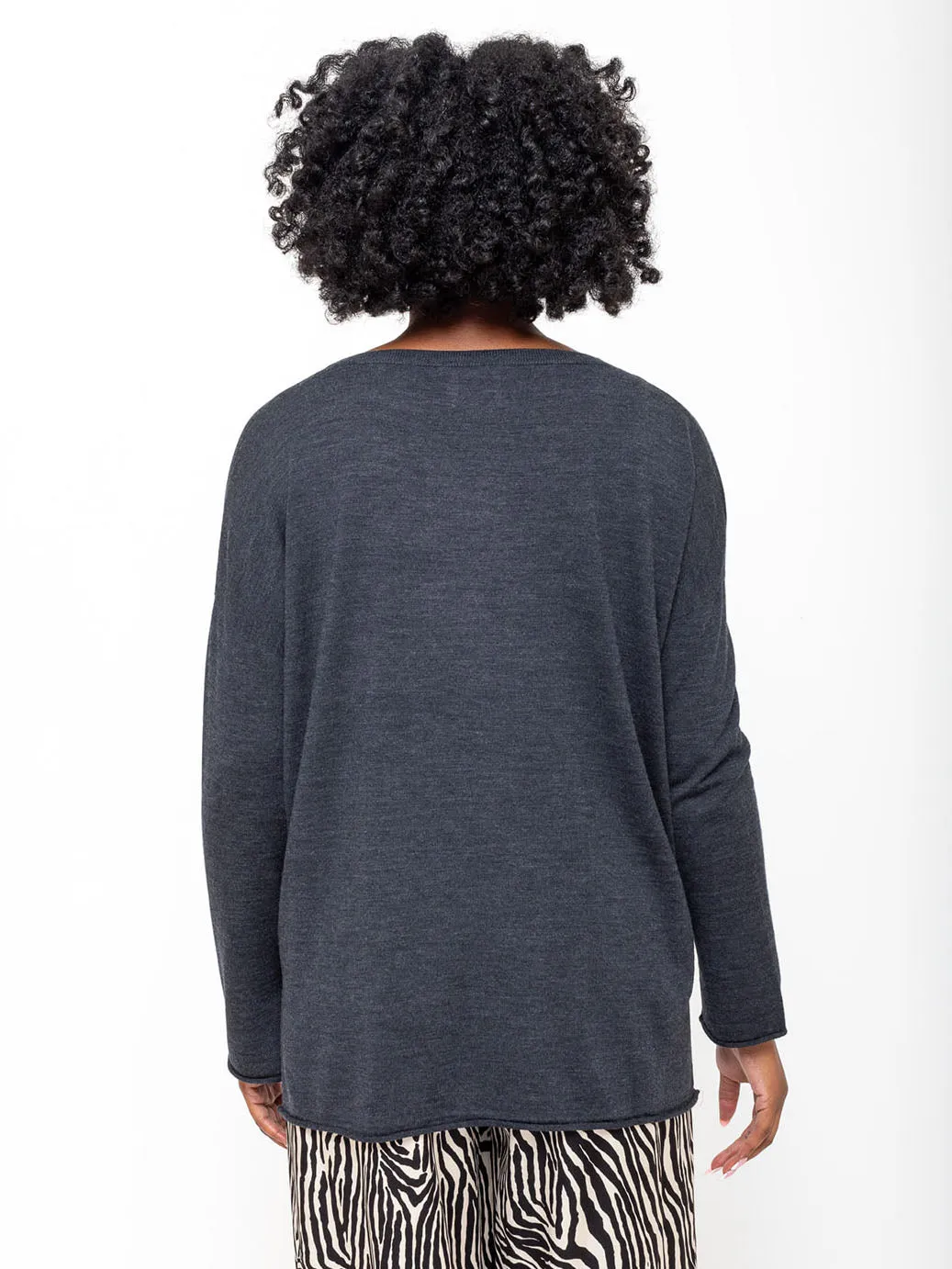 Boatneck Sweater - Vulcano