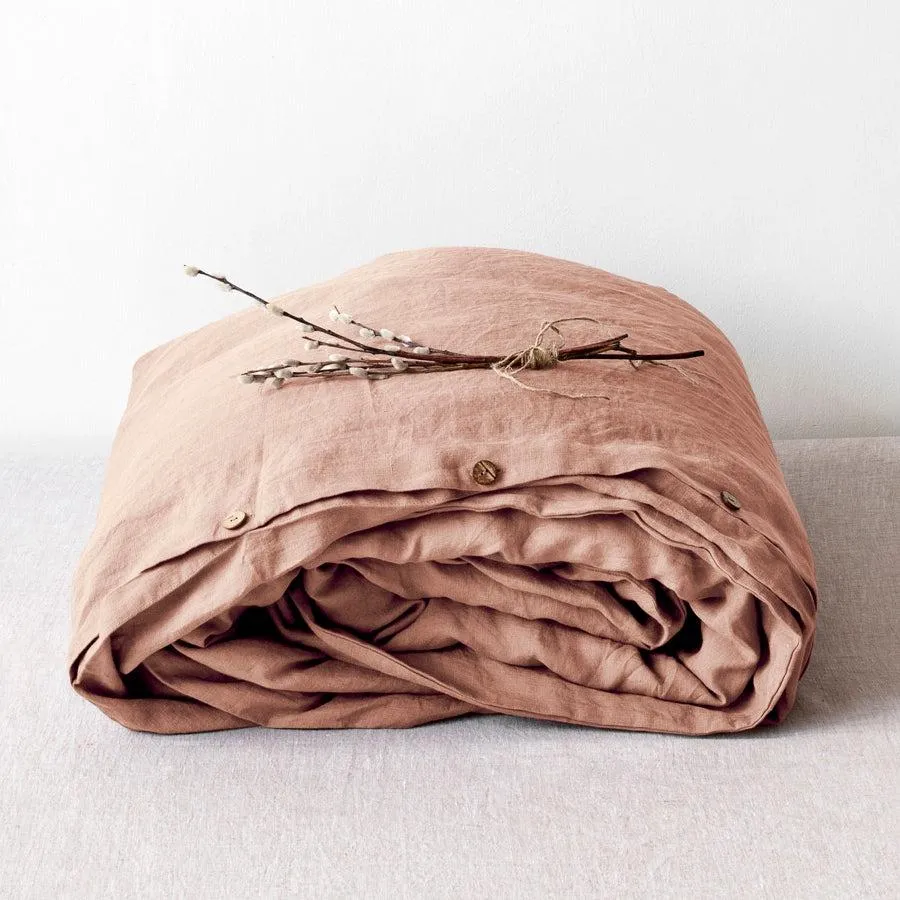 Cafe Creme Linen Duvet Cover