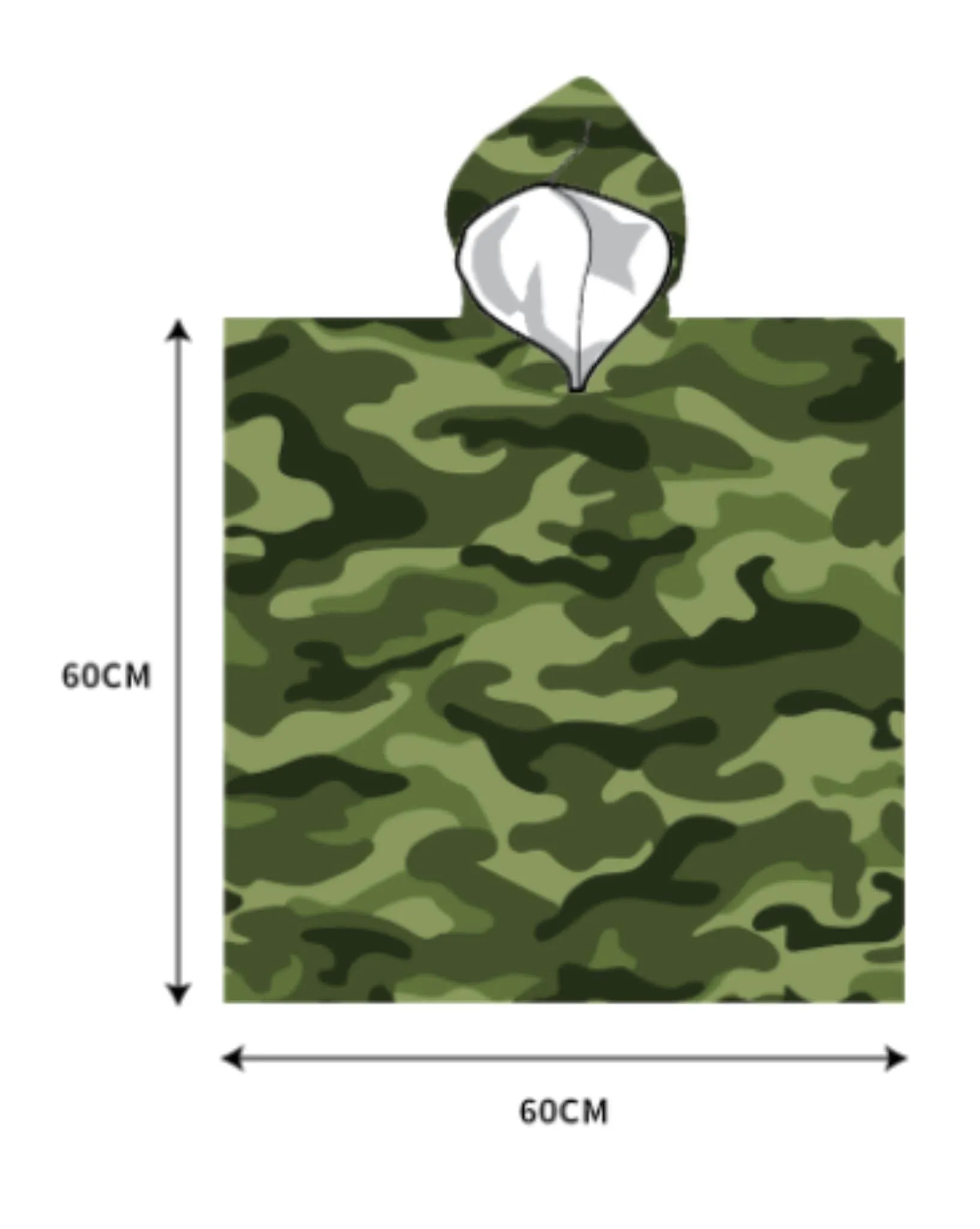 Camouflage Hooded Towel