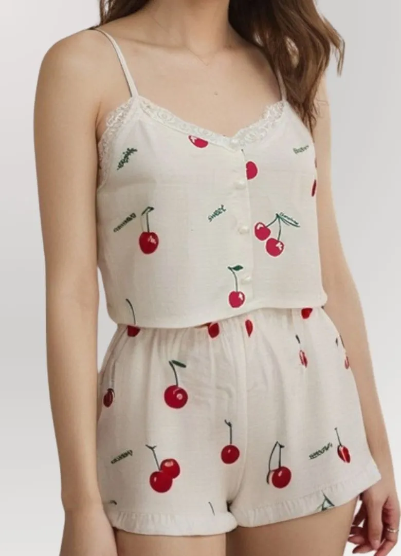 Cherry Bomb Bliss Pajama Set*