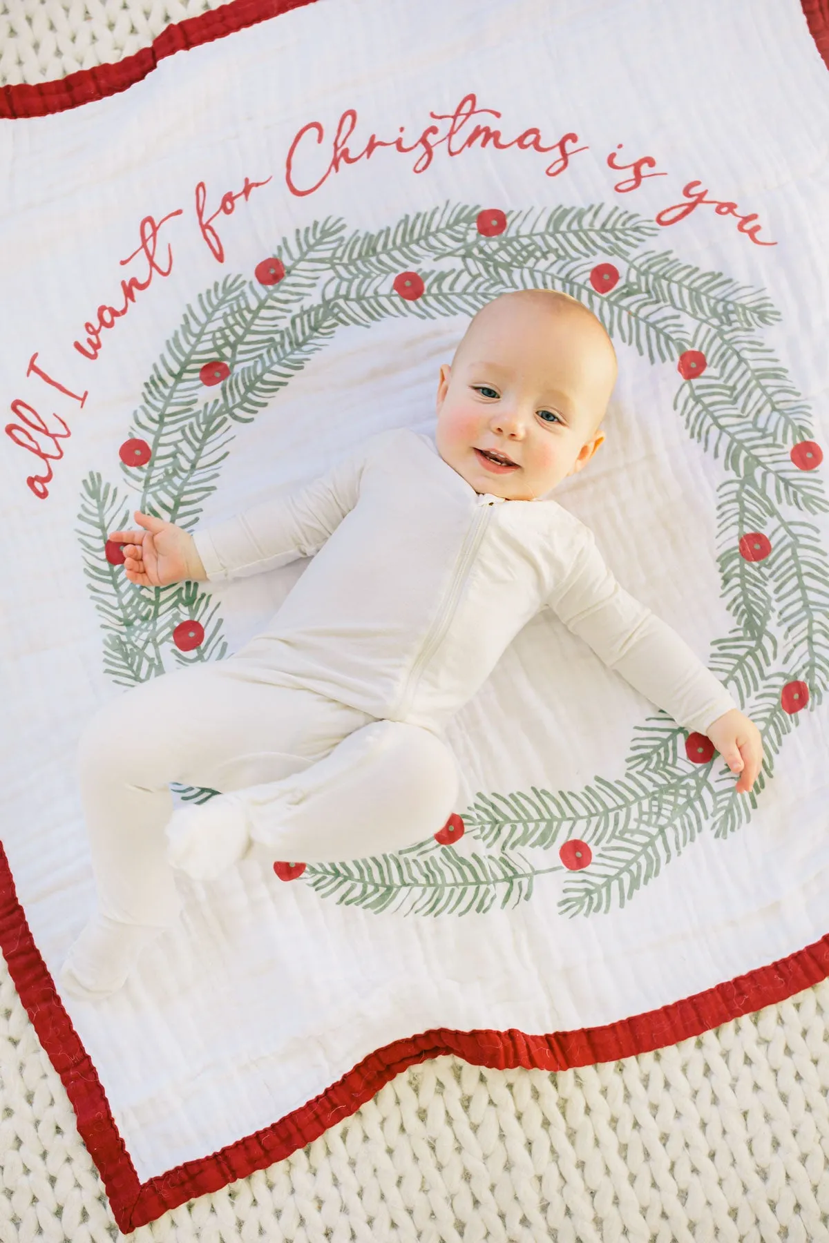 Christmas Quilt / Gingerbread Blanket (DOUBLE SIDED)