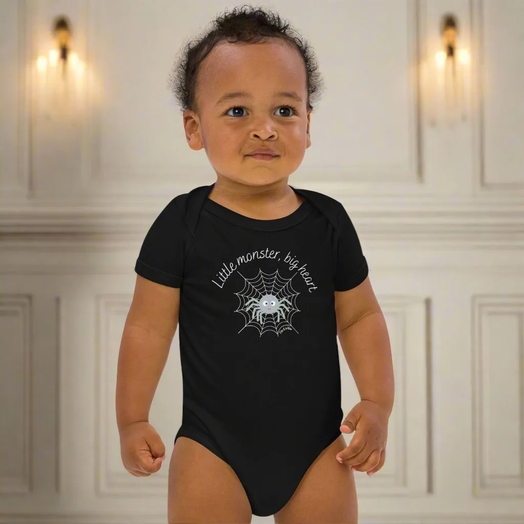 Cute Spider Web Bodysuit - 100% Organic Cotton & Vegan