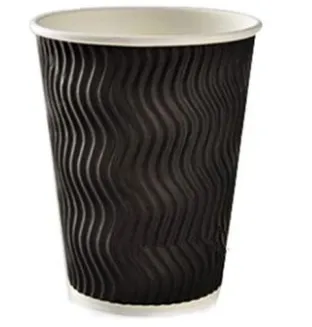 Disposable Coffee Paper Cup, Thickened Anti-Scalding Corrugated Paper Cup, Milk Tea Hot Drink Cup, Take-Away Cup