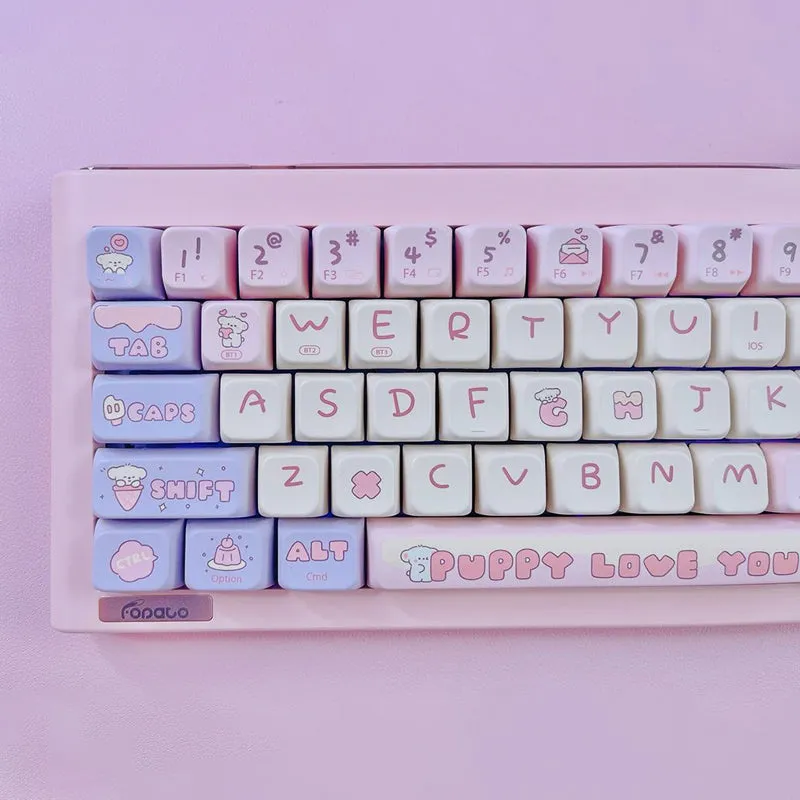 FOPATO D68 Playful & Cute Wireless Mechanical Keyboard