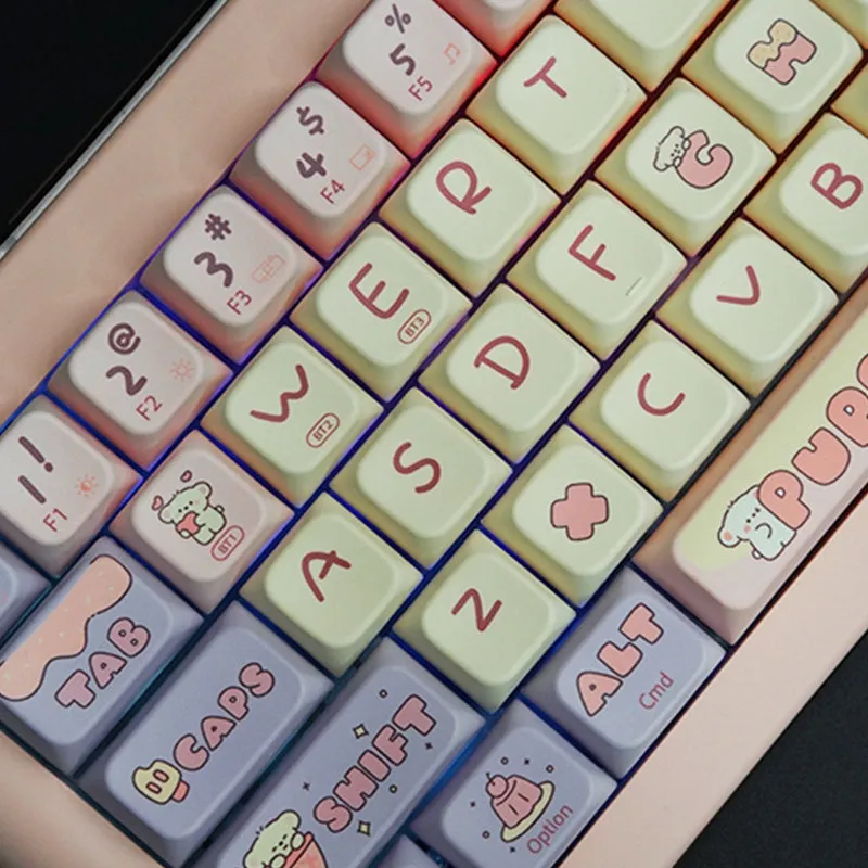 FOPATO D68 Playful & Cute Wireless Mechanical Keyboard