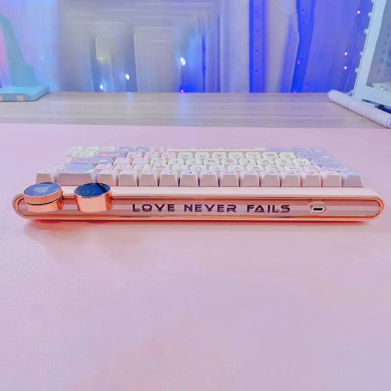 FOPATO D68 Playful & Cute Wireless Mechanical Keyboard