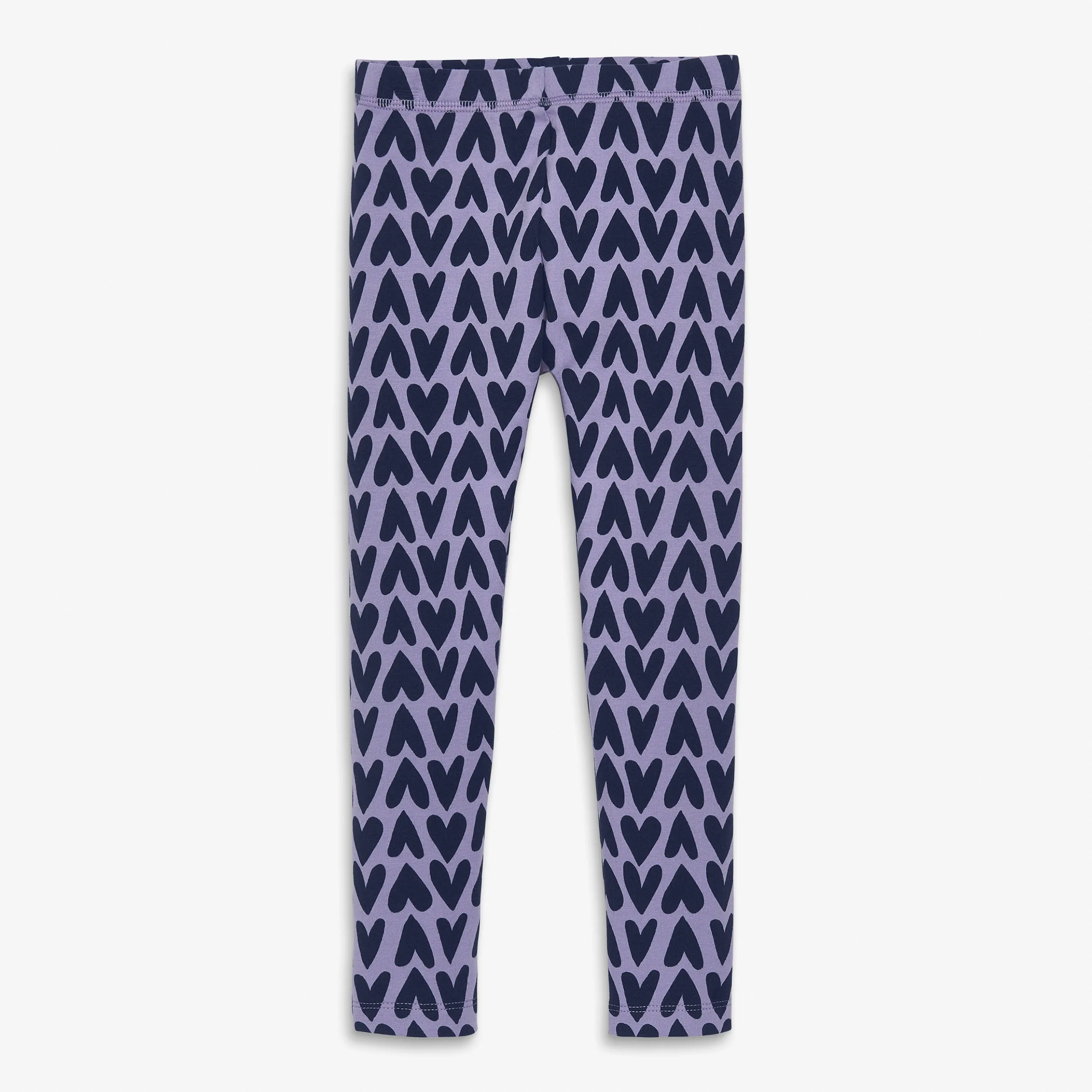 French terry cozy legging in cutout heart