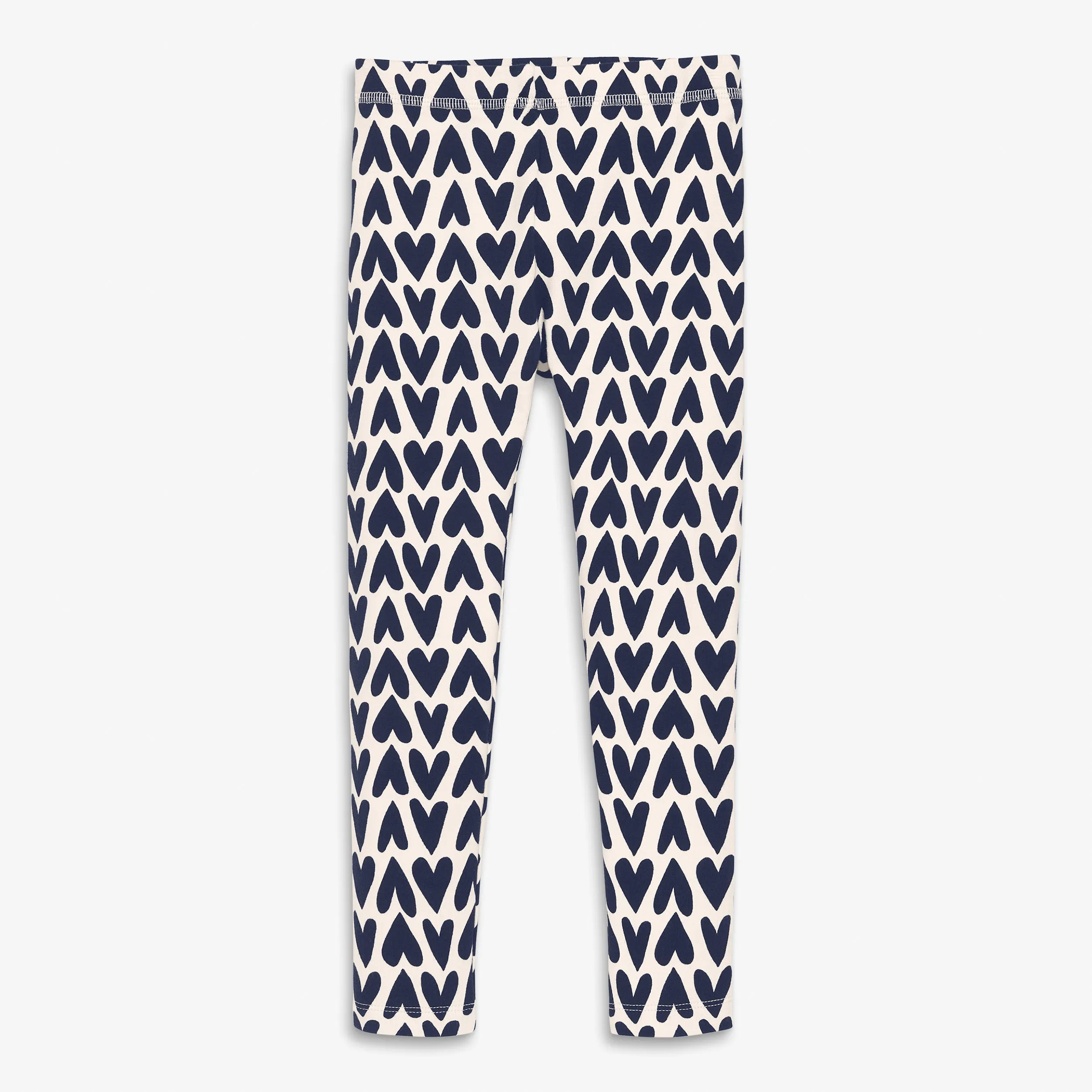 French terry cozy legging in cutout heart