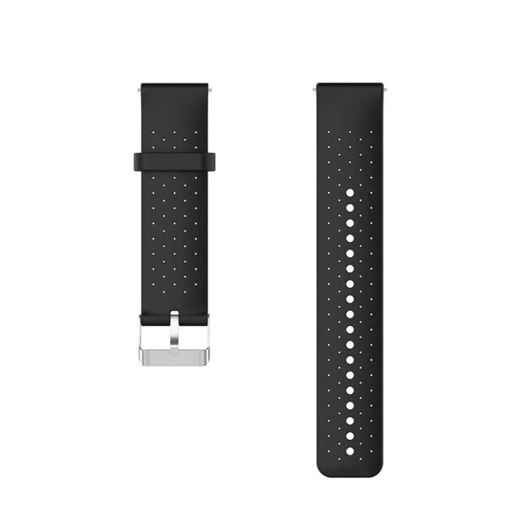 Garmin Forerunner 158 / 55 breathable silicone watch strap - Black