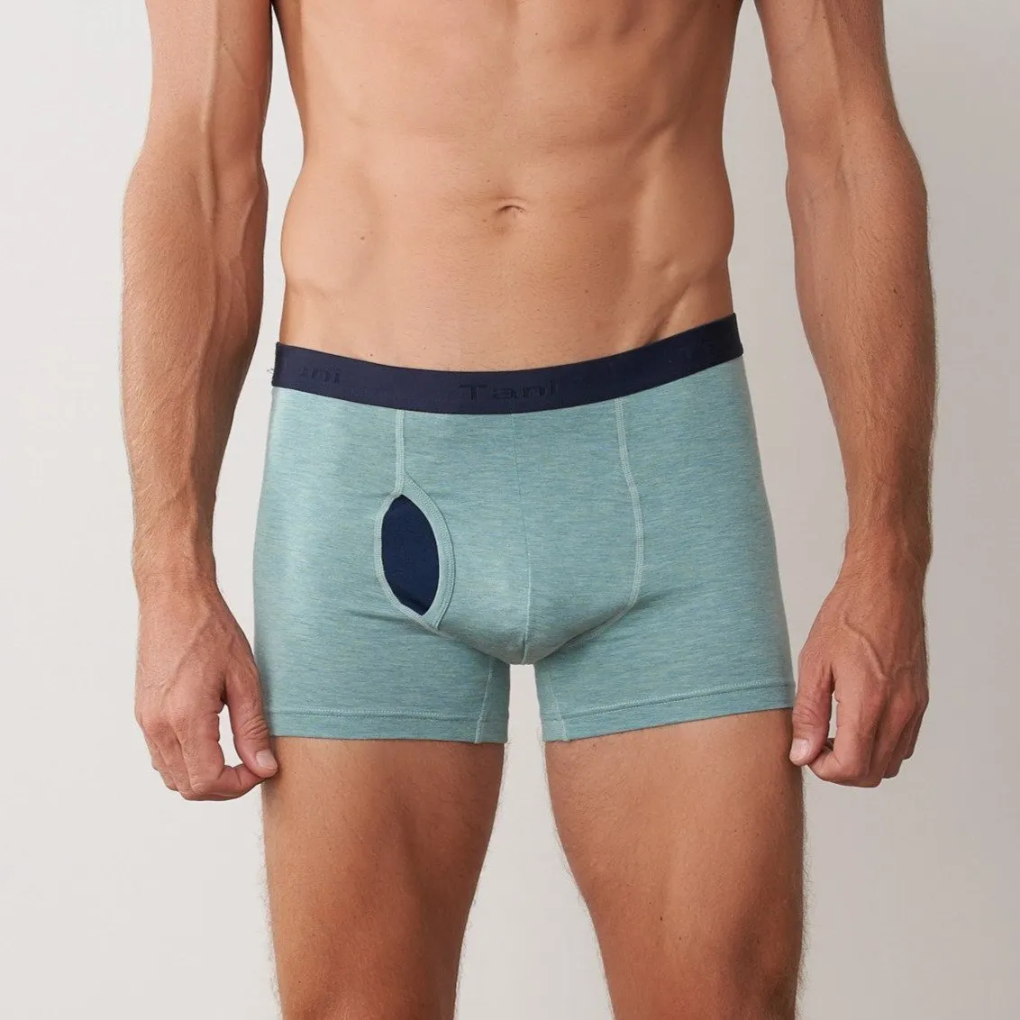 Green TENCEL™ Lyocell Fly Boxer Brief