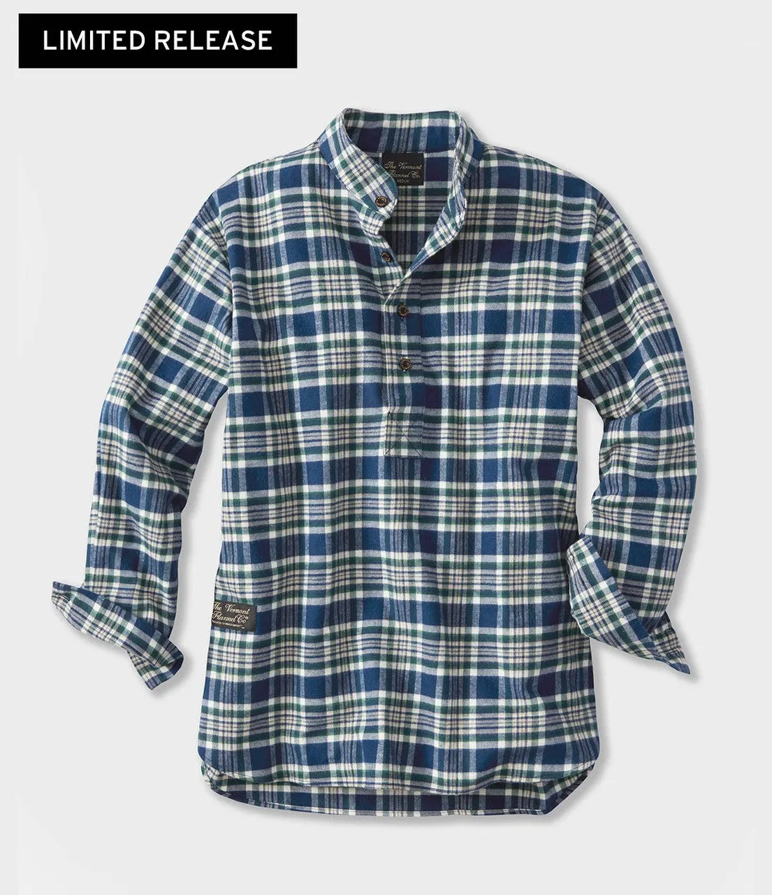 Henley Flannel Shirt