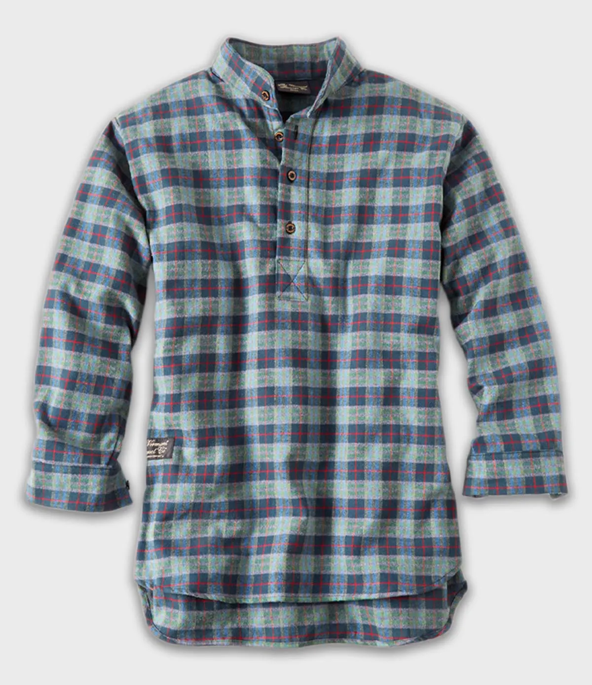 Henley Flannel Shirt