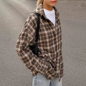 Julia Oversize Plaid Shirt