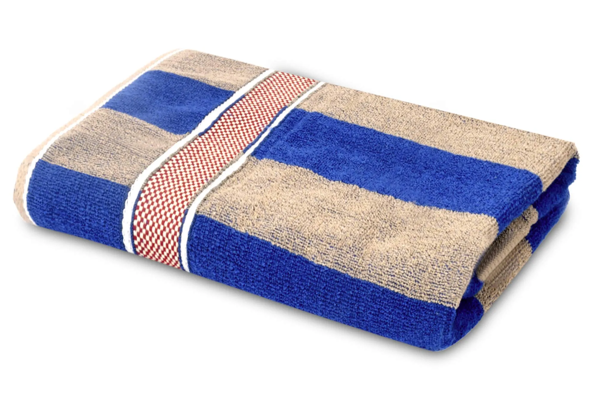 Kuber Industries Cotton Luxurious, Soft, 100% Cotton Towel, 30"x60" (Blue)-KUBMART16042