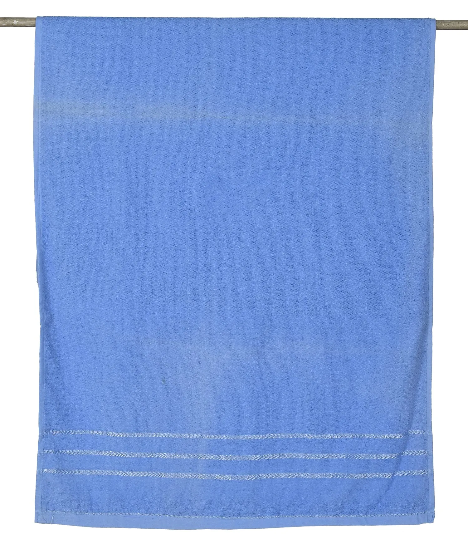 Kuber Industries Premium Design Soft Cotton Bath Towel, 30"x60", Pack of 2 (Blue), Standard (HS39KUBMART023839)