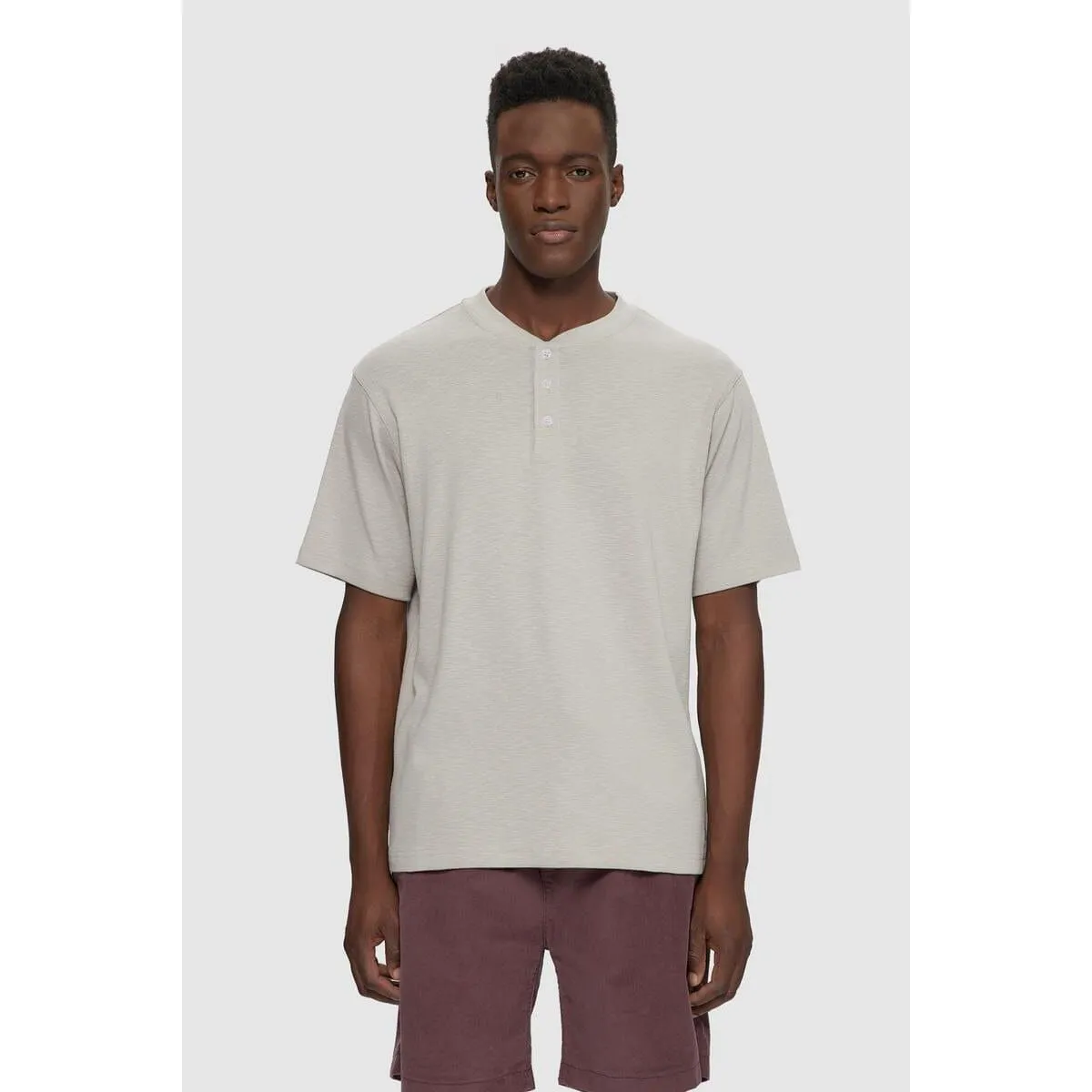 Kuwalla Slub S/S Henley Tee