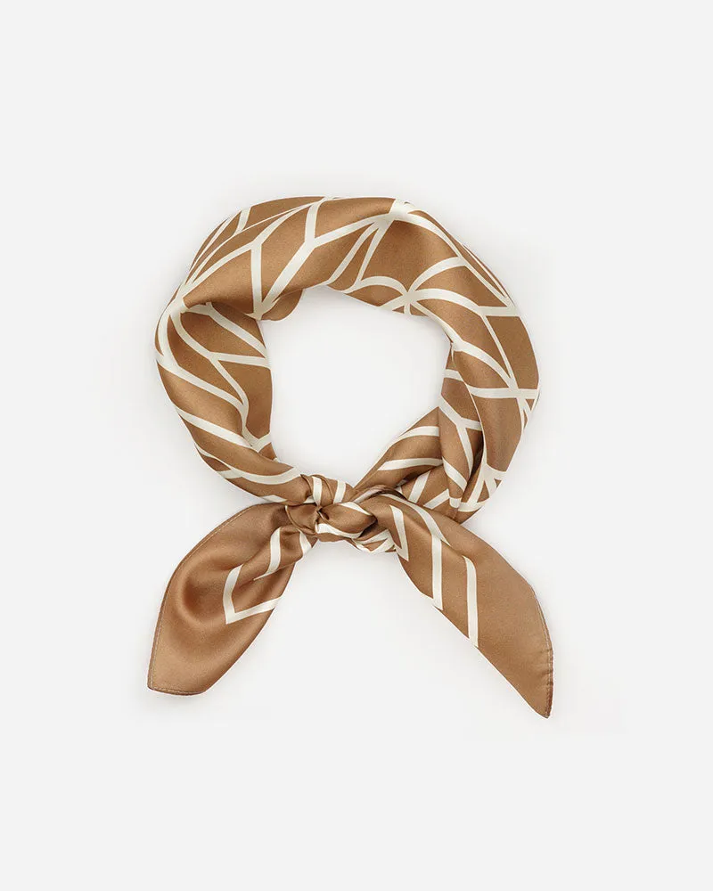 Manner Market - The Agnes Silk Bandana in Beige