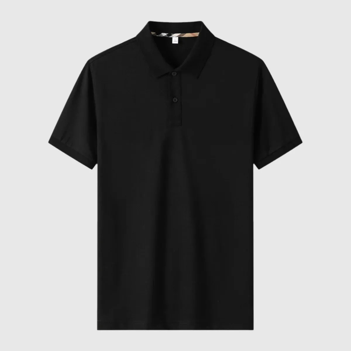 Men's Tencel Lyocell Natural Silk Short-sleeved Polo T-shirt