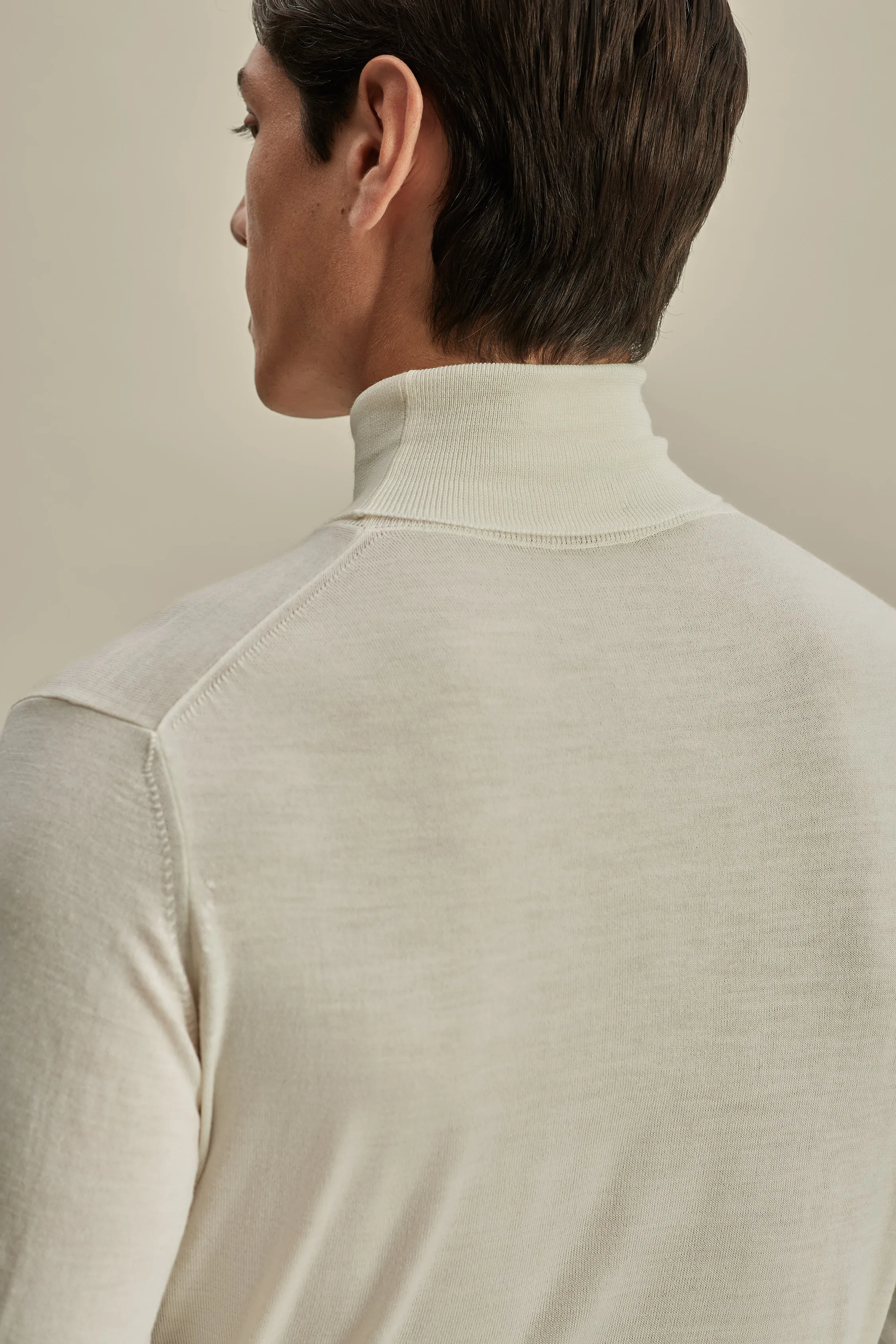 Merino Wool Extrafine Roll Neck Sweater