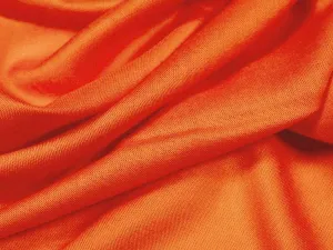 Orange Rayon Fabric