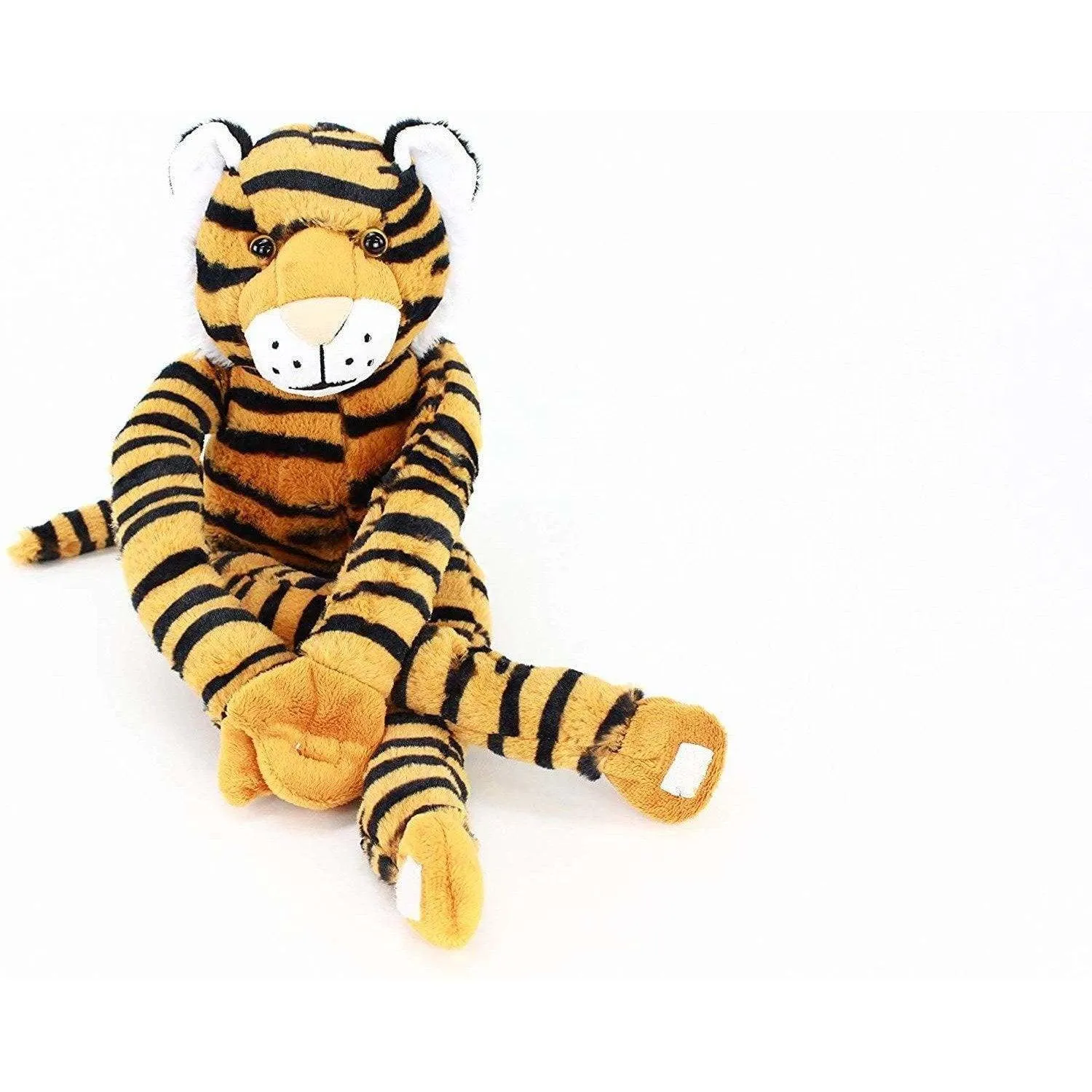 PLUSHIBLE BRIDGING MILES WITH SMILES Hanging Tiger - Stuffed Animals for Kids - Soft Plush Toy