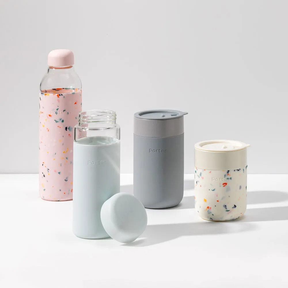 porter | glass bottle | terrazzo blush - LC