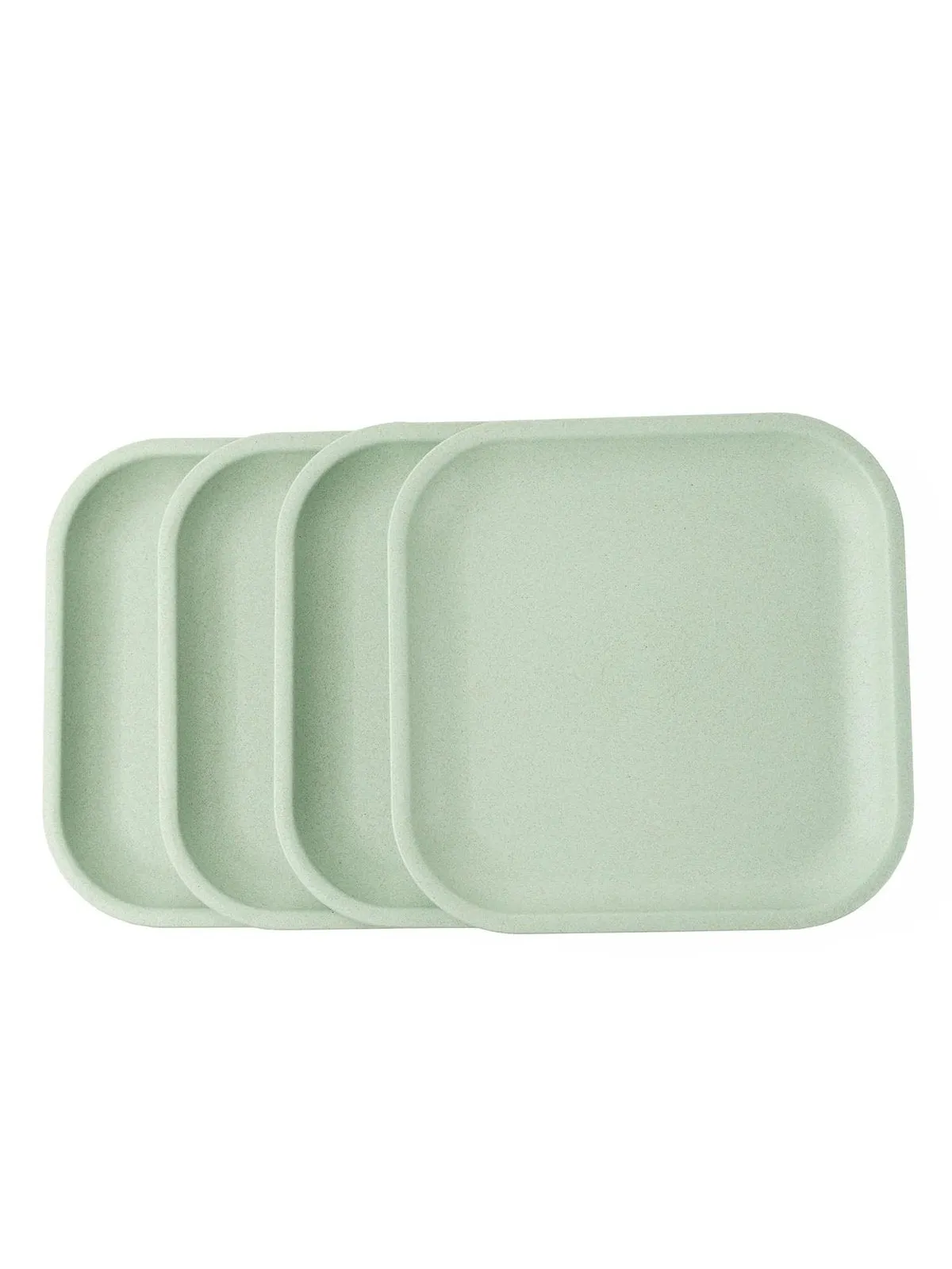 Rice Husk Snack Plates - Set of 4