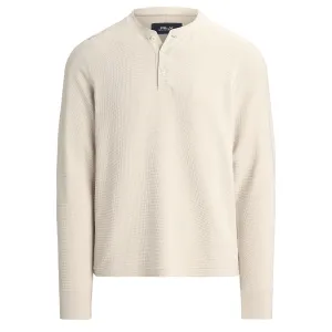 RLX Tech Waffle Henley Pullover Basic Sand - AW24