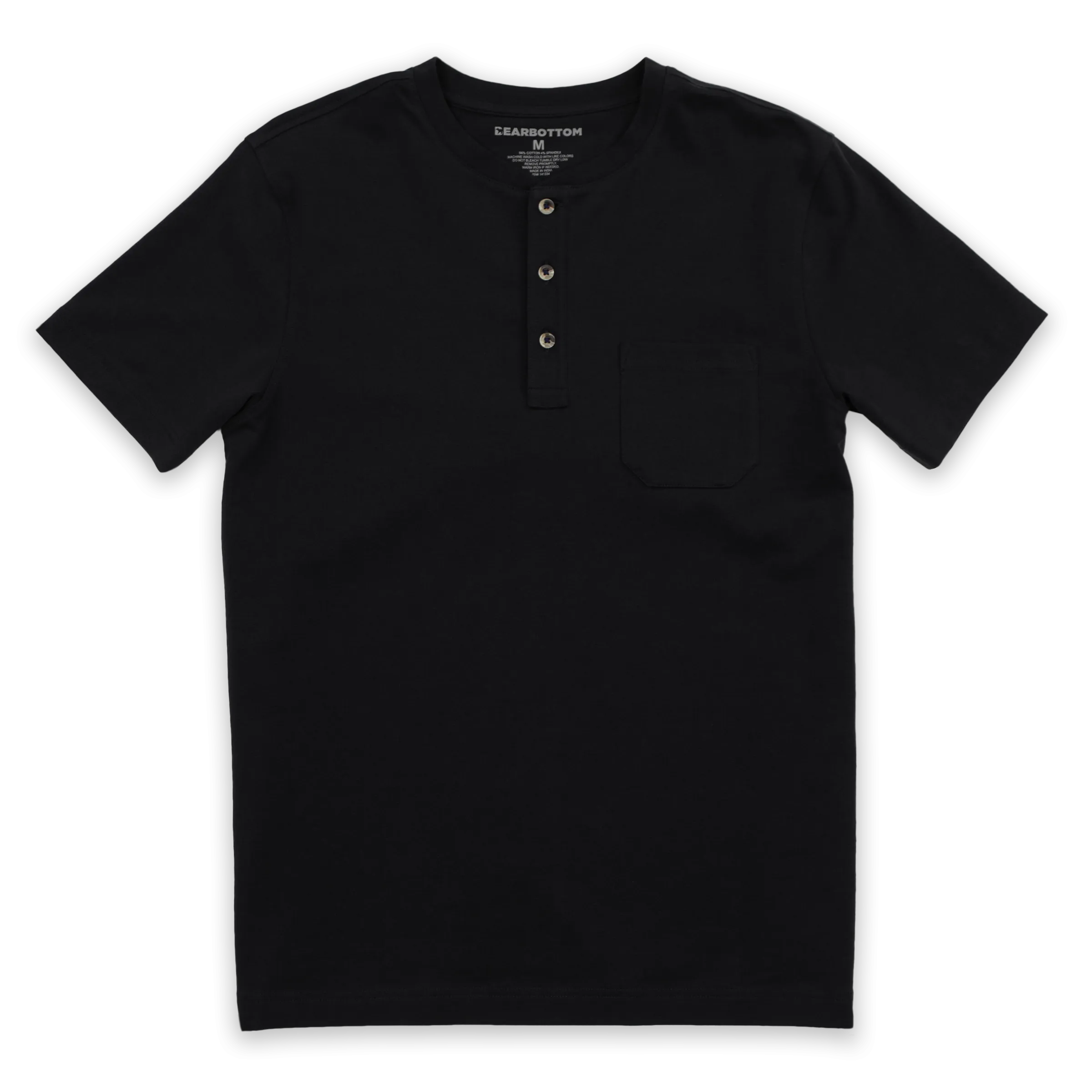 Short Sleeve Stretch Henley