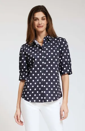 Tyler Boe Alice Poplin Dot Shirt