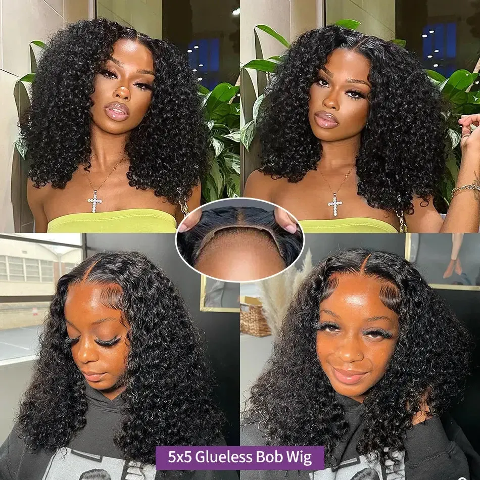 Voluminous Short Deep Wave Hair Wig