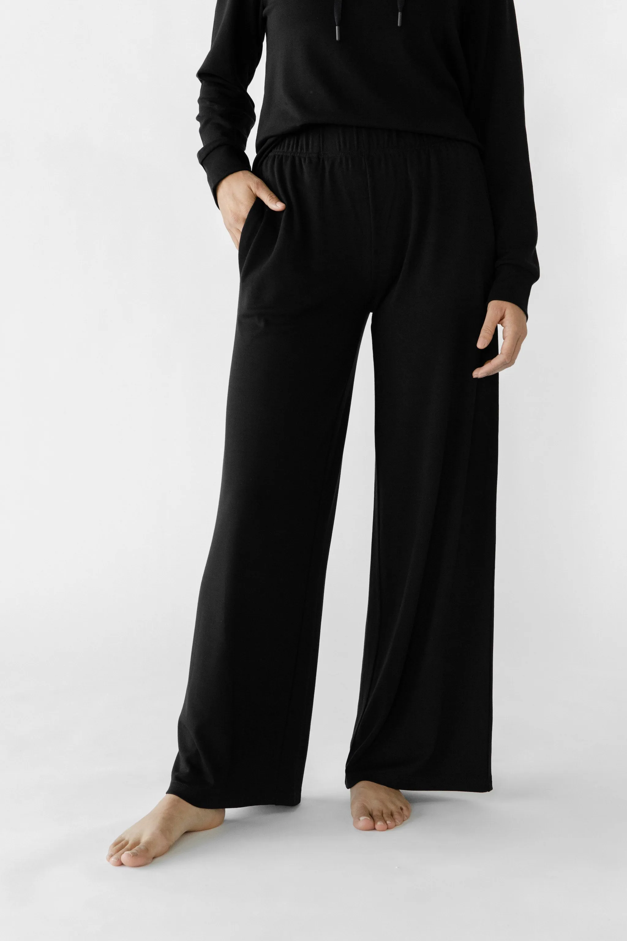 Women's Ultra-Soft Bamboo Wide Leg Pull On Pant