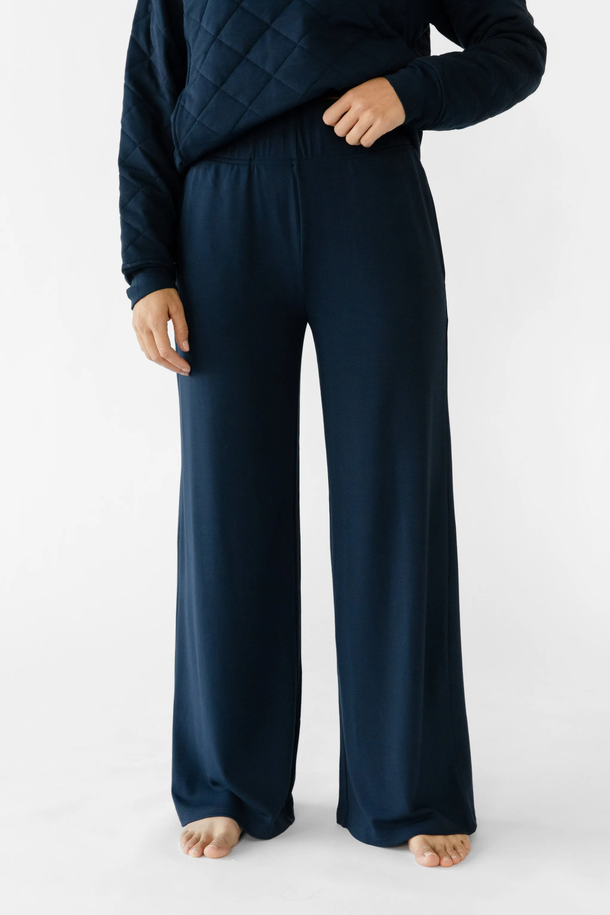 Women's Ultra-Soft Bamboo Wide Leg Pull On Pant