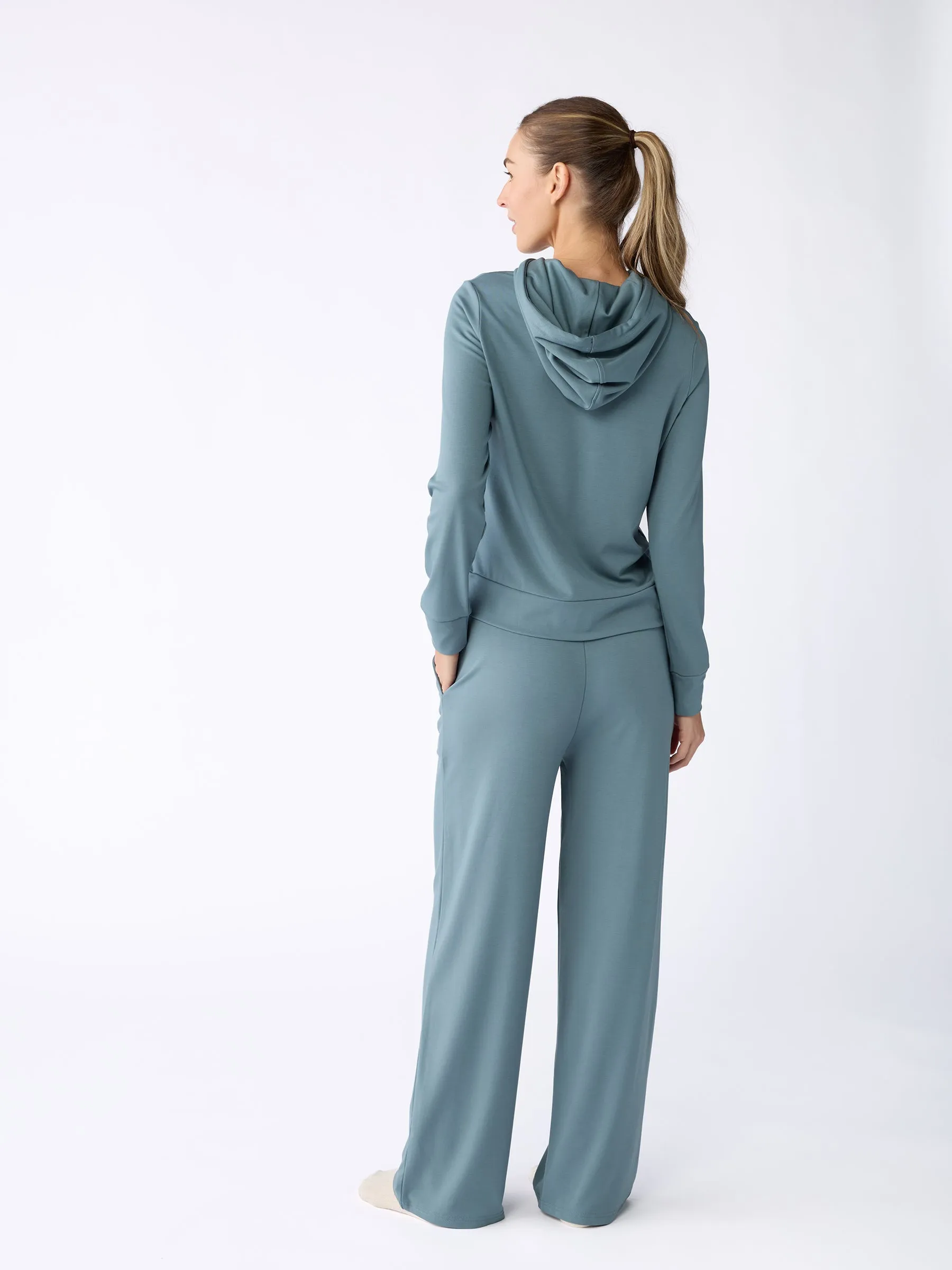 Women's Ultra-Soft Bamboo Wide Leg Pull On Pant