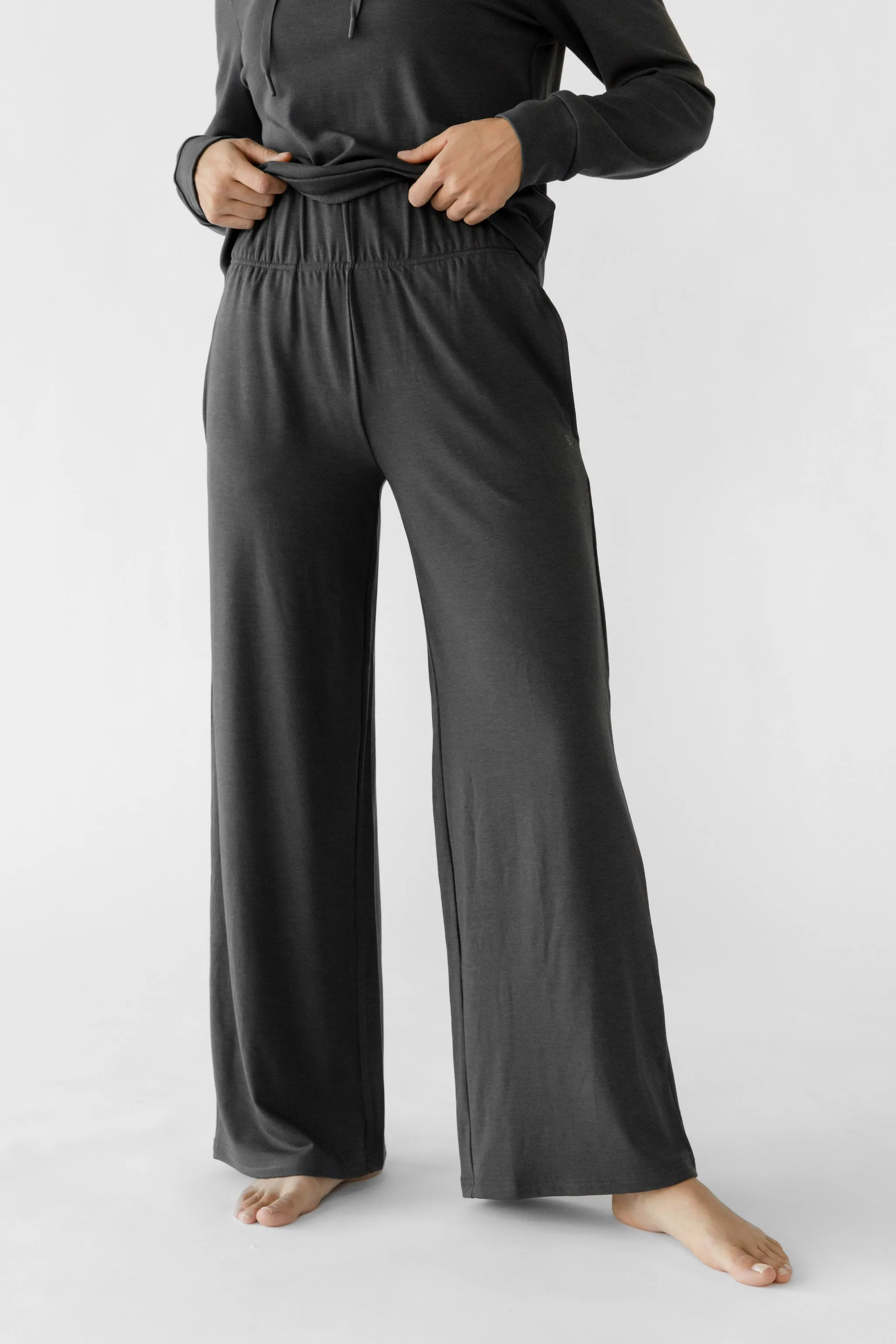 Women's Ultra-Soft Bamboo Wide Leg Pull On Pant