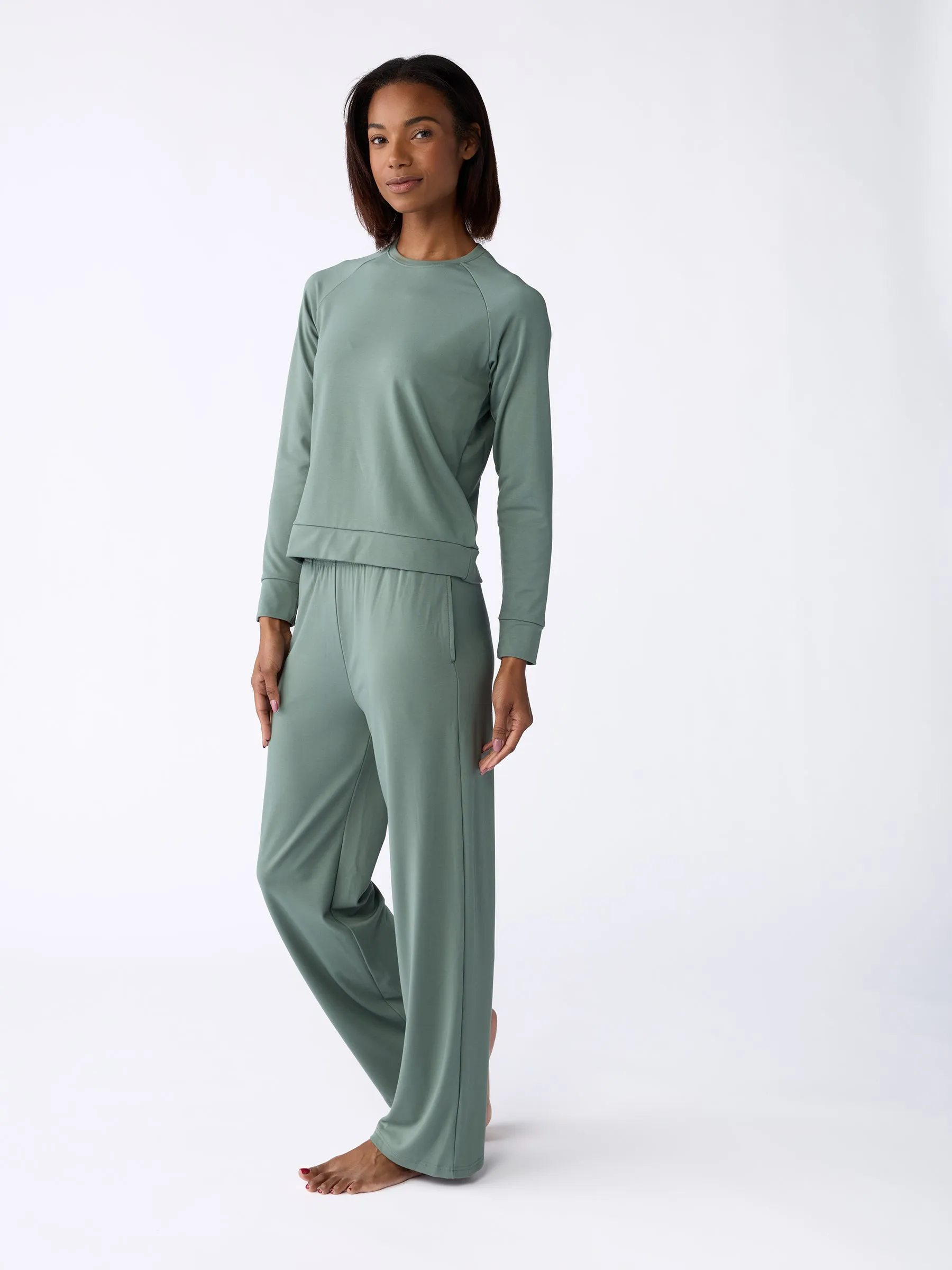 Women's Ultra-Soft Bamboo Wide Leg Pull On Pant