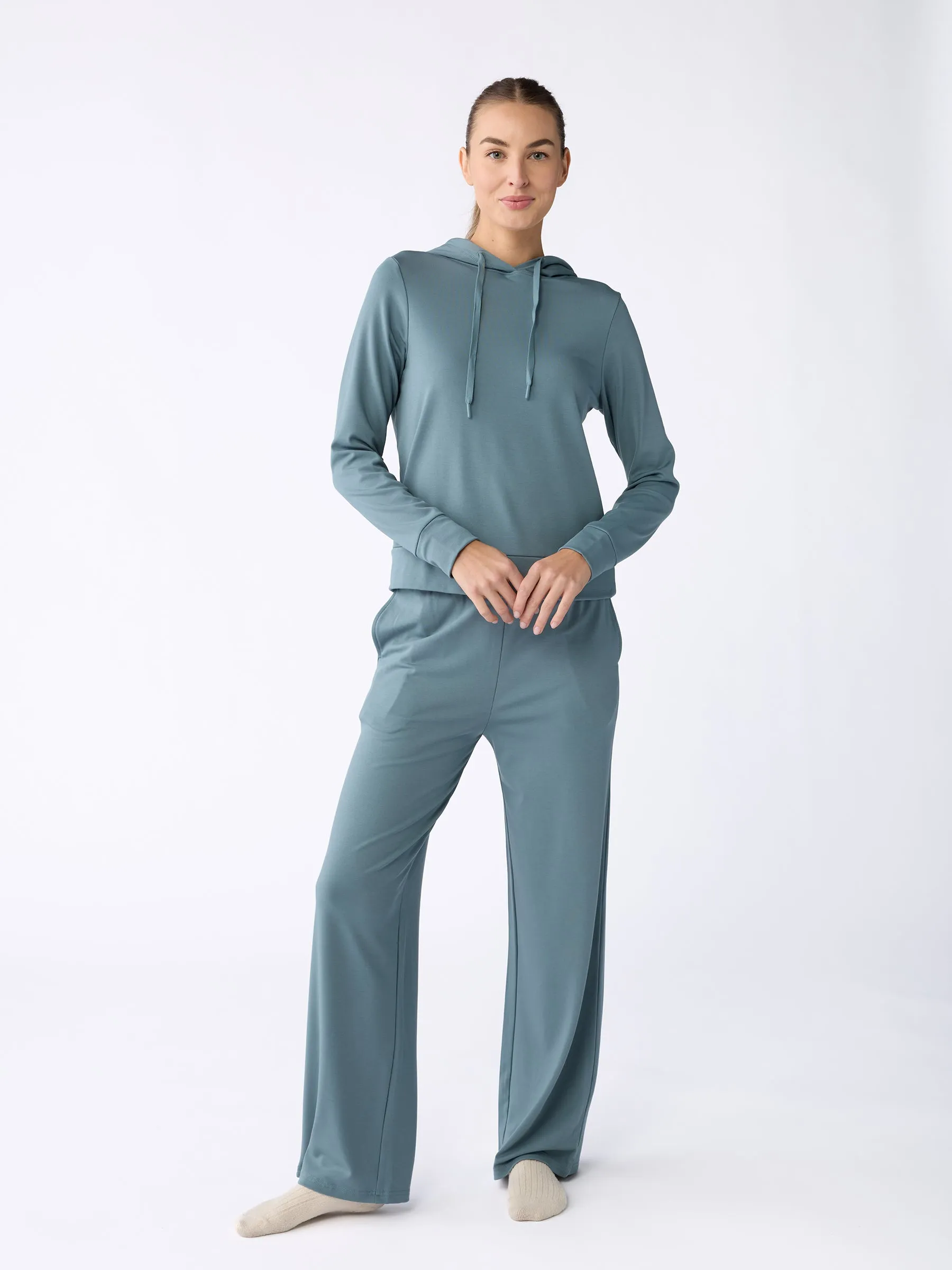 Women's Ultra-Soft Bamboo Wide Leg Pull On Pant