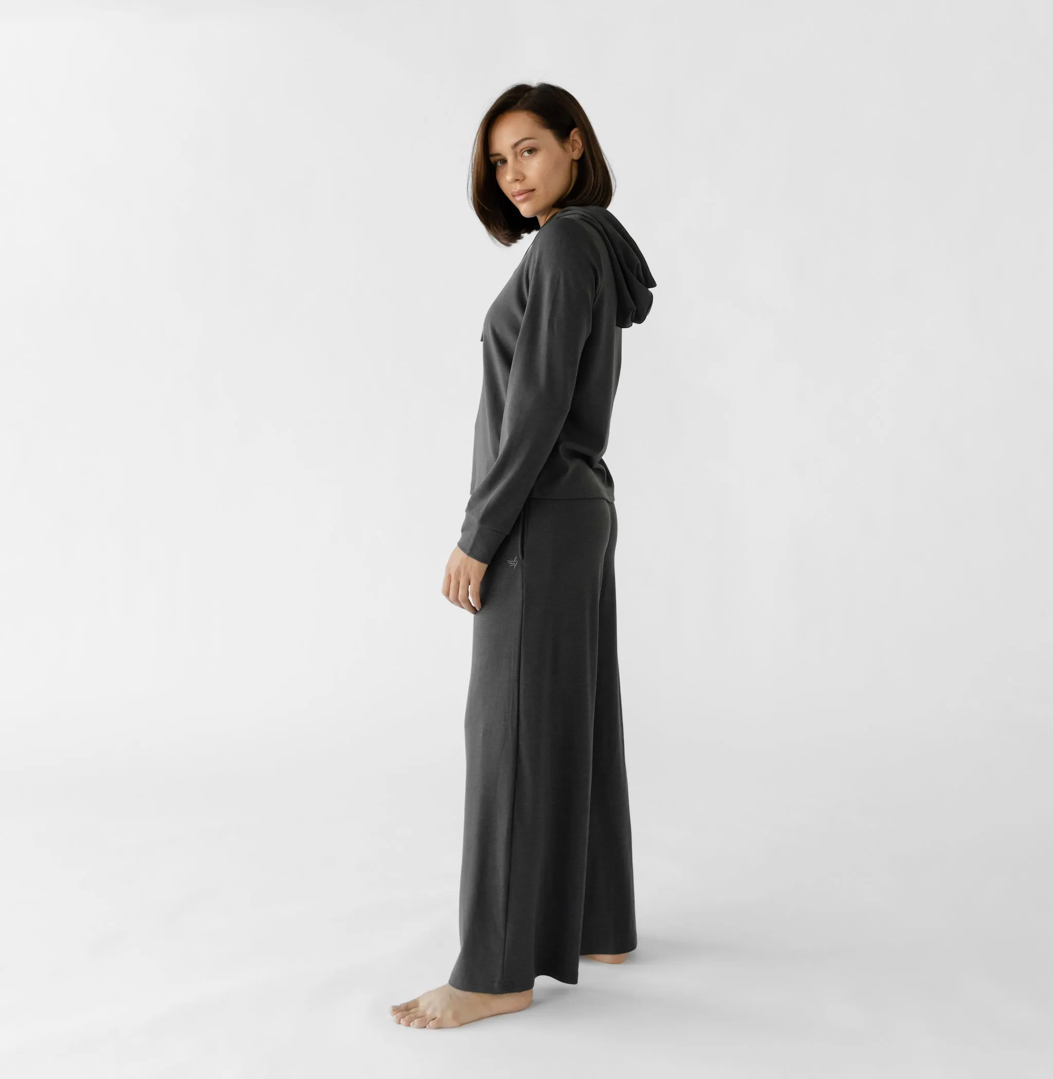 Women's Ultra-Soft Bamboo Wide Leg Pull On Pant