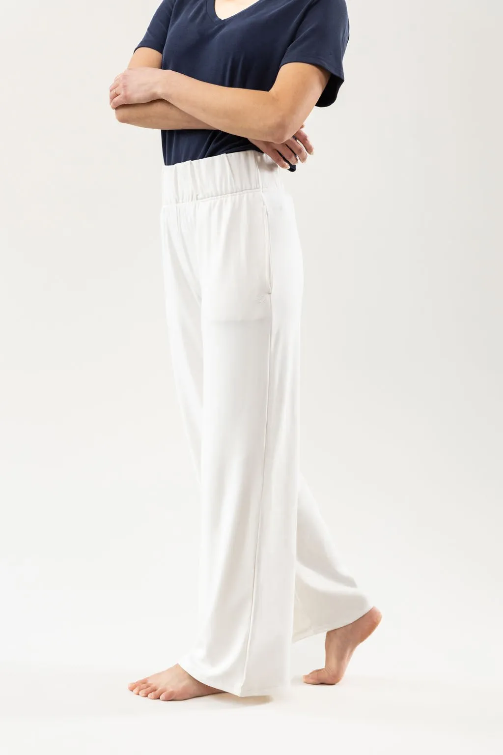 Women's Ultra-Soft Bamboo Wide Leg Pull On Pant