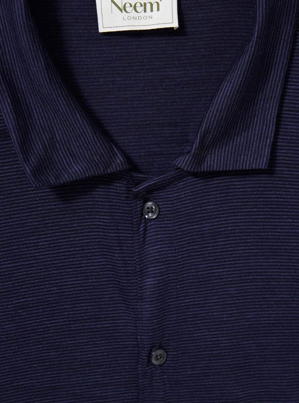 ZQ Merino Over Shirt - Navy Stripe